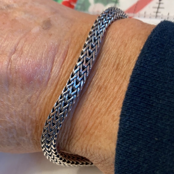 John Hardy Excellent UC Stunning Vintage Bracelet 🌺 925 Sterling - Picture 12 of 14